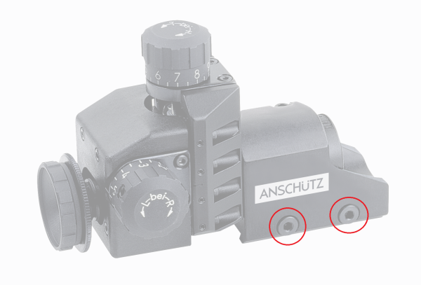 Anschütz Diopter Befestigungsschraube 6817-3
