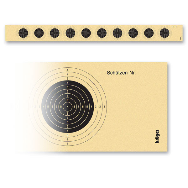 Air Rifle 10 targets strip