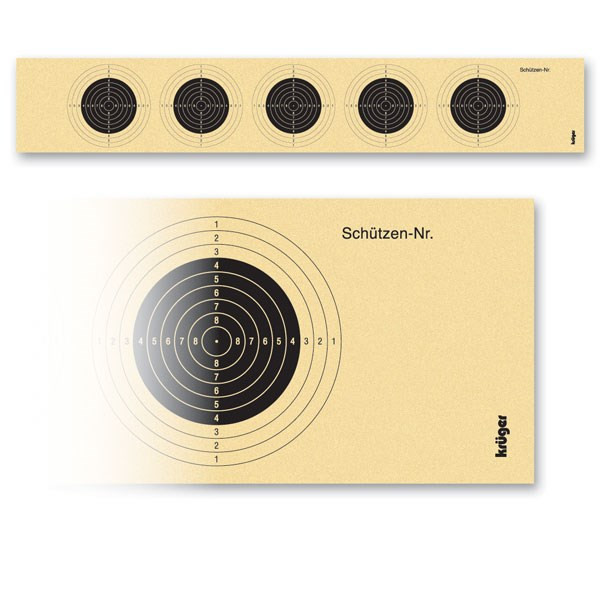 Air Rifle 5 targets Strip